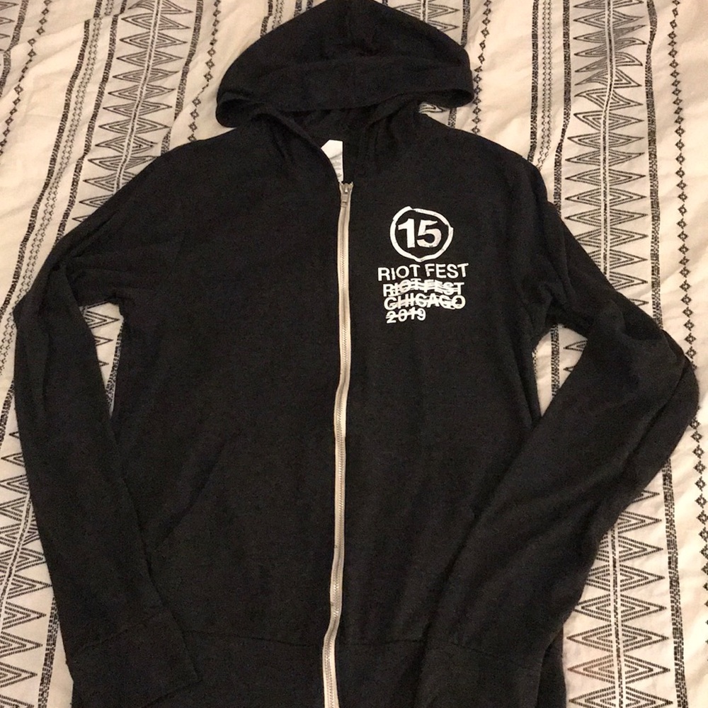 2019 Riot Fest Chicago Zip Up Hoodie